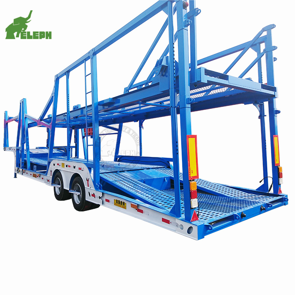 6cars/8cars Racing Car Transport Carrier Semi Truck Trailer