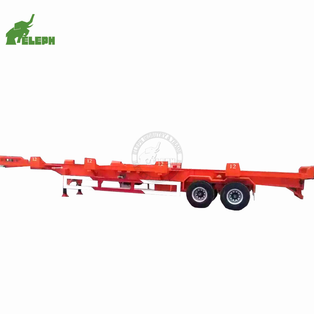 20ft-53ft Container port trailer/ bomb cart / yard chassis for sale