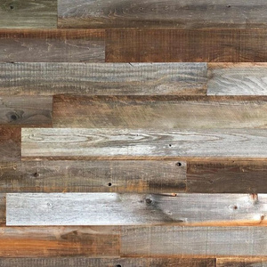 Real Reclaimed Wood Wall Planks for Wall Decor Rustic Farmhouse Barnwood Board Panels DIY Solution for Accent Wall