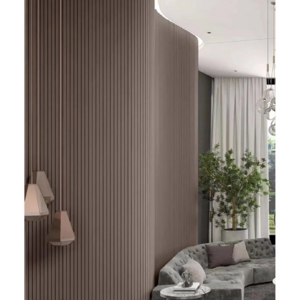 New Design Curved Acoustic Ceiling Panels Flexible Wall Panel Curved design MDF wood acoustic wall panel