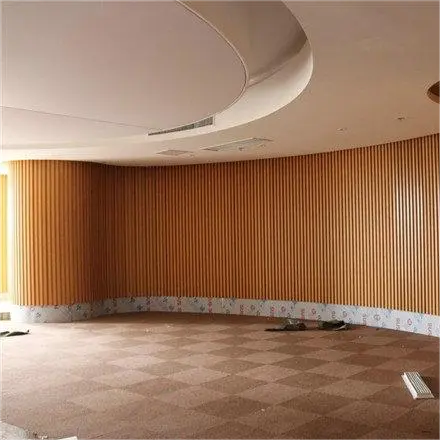 New Design Curved Acoustic Ceiling Panels Flexible Wall Panel Curved design MDF wood acoustic wall panel