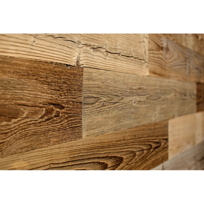 Rustic Nature Farmhouse Rustic Style Solid Wood Planks Weathered Reclaimed Wood Wall Paneling Panels