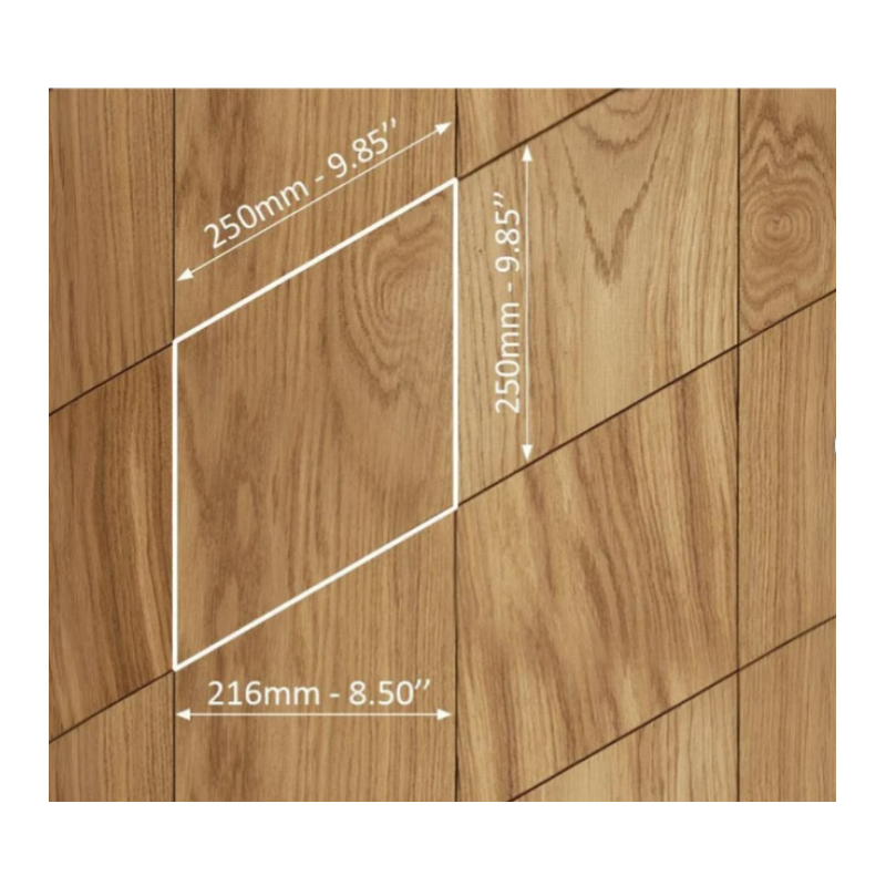 Popular Wooden Wall Panel With An Equilateral Rhombus Profile Indoor Decor Accent Wall Panels 2D And 3D Wood Wall Panel