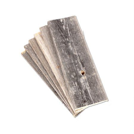 Rustic Weathered Reclaimed Wood Planks for DIY Crafts Weathered Reclaimed Wood Bundle