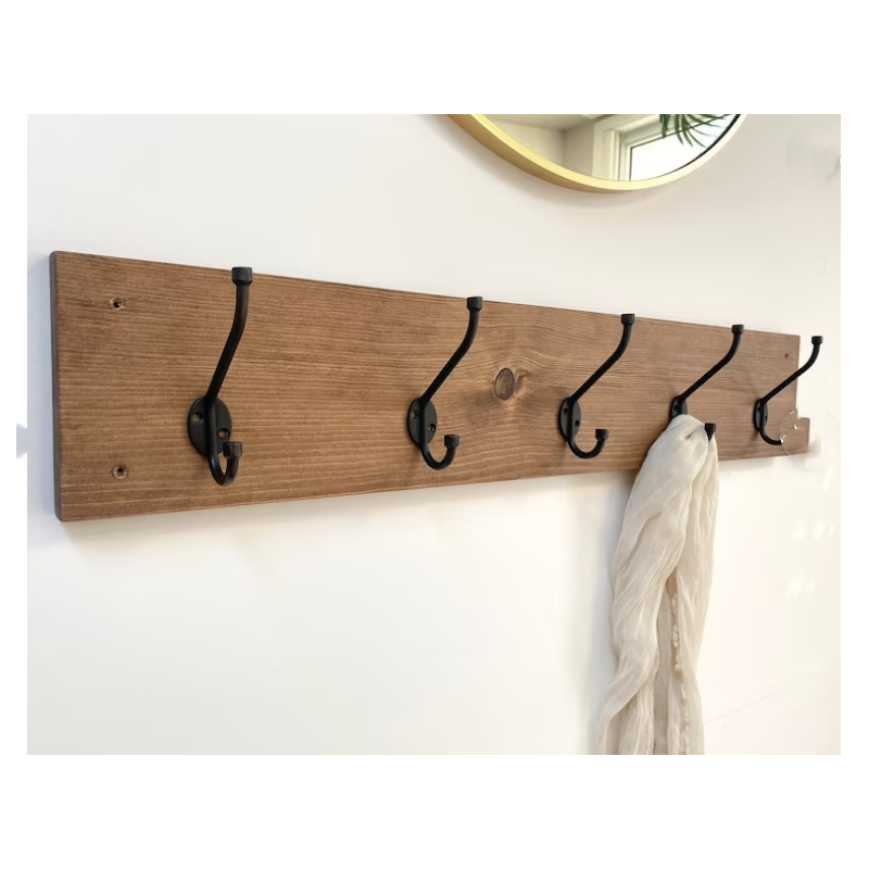 Popular Perfect for Mail Keys Coats Bags and Backpacks Wooden Wall Mounted Shelves Modern and Functional Entryway Organizer