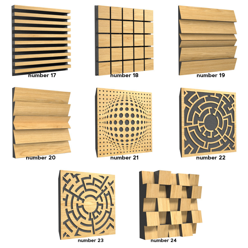 Acoustic Diffusor Panel Sound Diffusers Acoustic Panel Pyramid Sound Diffuser