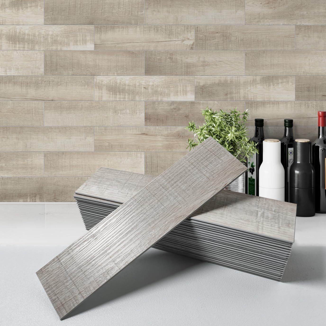 Wood Planks are Made from 100% Reclaimed Wood  Set of 10 Wooden boards for Rustic Wall Decor