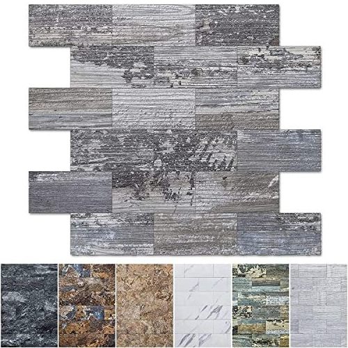 Natural Weathered Gray  Pack of 6 Planks Reclaimed Barn Wood Bundle | 24 inch | Wood Planks