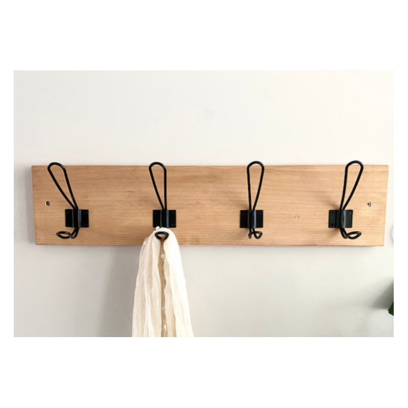 Popular Perfect for Mail Keys Coats Bags and Backpacks Wooden Wall Mounted Shelves Modern and Functional Entryway Organizer