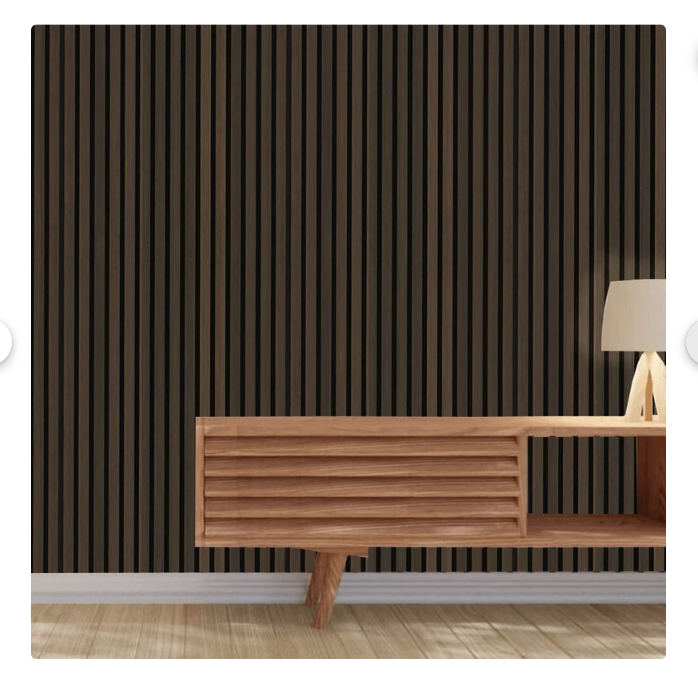 Decorative Wood Veneer Wall Slat Panels Big discount Parametric Wall Art 3D Model Design Slat Acoustic Wood Panel