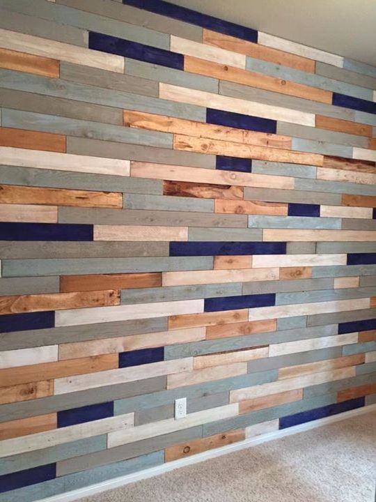 Weathered Rustic Farmhouse Hardwood Paneling Gray/Brown Black Reclaimed Barnwood Planks DIY Wall Panels