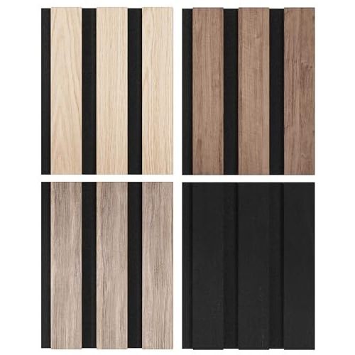 Custom Wood Slat Acoustic Panels Sound Absorbing Panels for Home Office 3D Fluted Sound Absorbing Panel