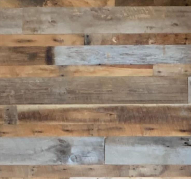 3D Wall Panels Wood Panels Made of Barnwood Planks Set of 10 Reclaimed Wood Planks for Rustic Wall Decor