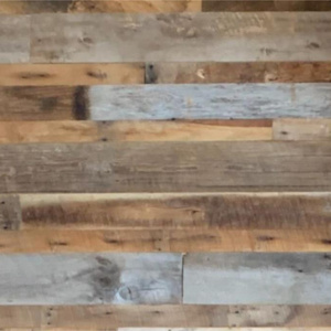 3D Wall Panels Wood Panels Made of Barnwood Planks Set of 10 Reclaimed Wood Planks for Rustic Wall Decor