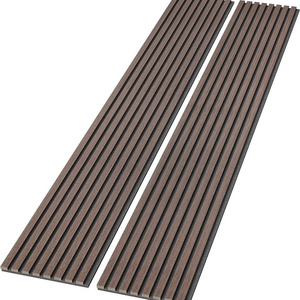 Decorative wall Foam Panels Acoustic Wooden Slat Wall  Wood Fiber Acoustic Panel Slatted Acoustic Panels