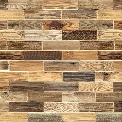 3D Model Design Barnwood Wall Planks Rustic Solid Wood Panels Accent Wall Decor