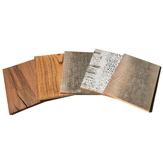 3D Wall Panels Wood Panels Made of Barnwood Planks Set of 10 Reclaimed Wood Planks for Rustic Wall Decor