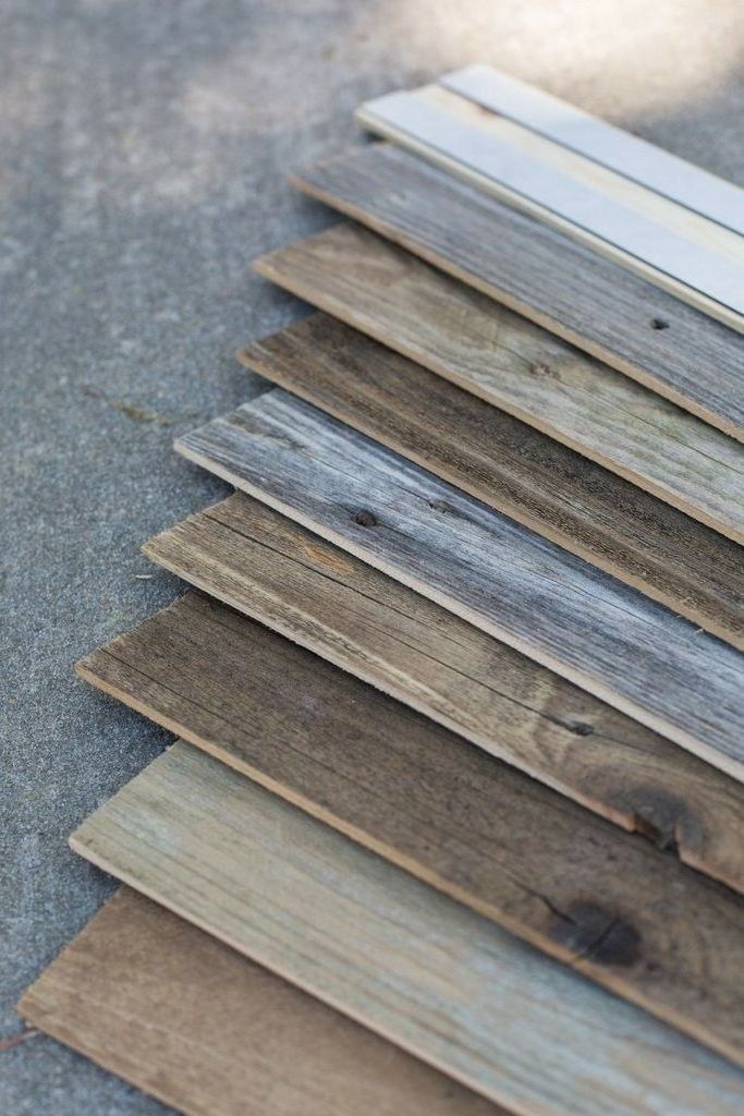 Real Wood Boards Weathered Rustic Farmhouse Hardwood Paneling Gray/Brown Black Reclaimed Barnwood Planks