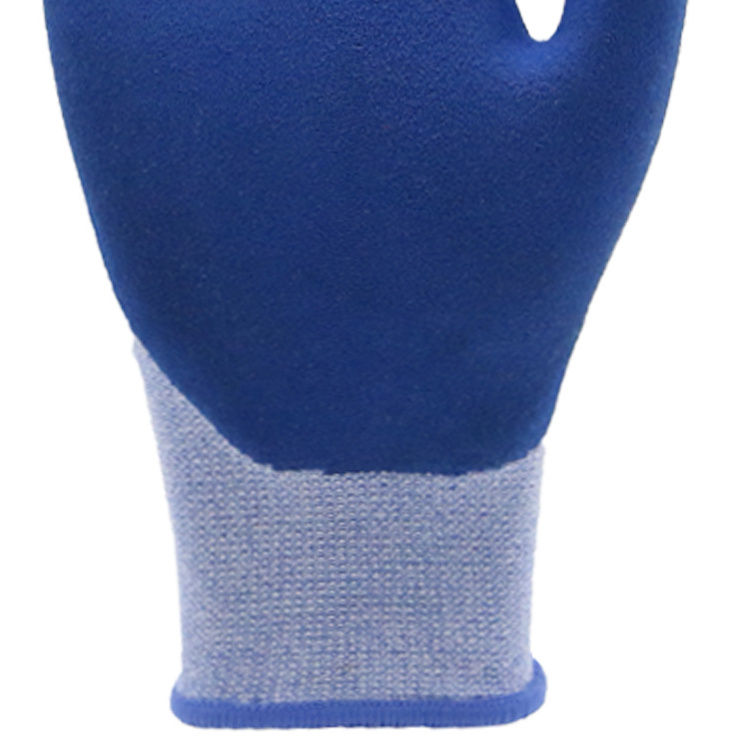 ENTE SAFETY Polyester Spandex Wear-resistant Breathable latex coated safety gloves for work construction