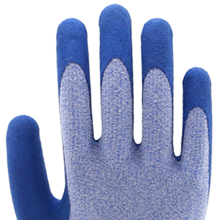 ENTE SAFETY Polyester Spandex Wear-resistant Breathable latex coated safety gloves for work construction