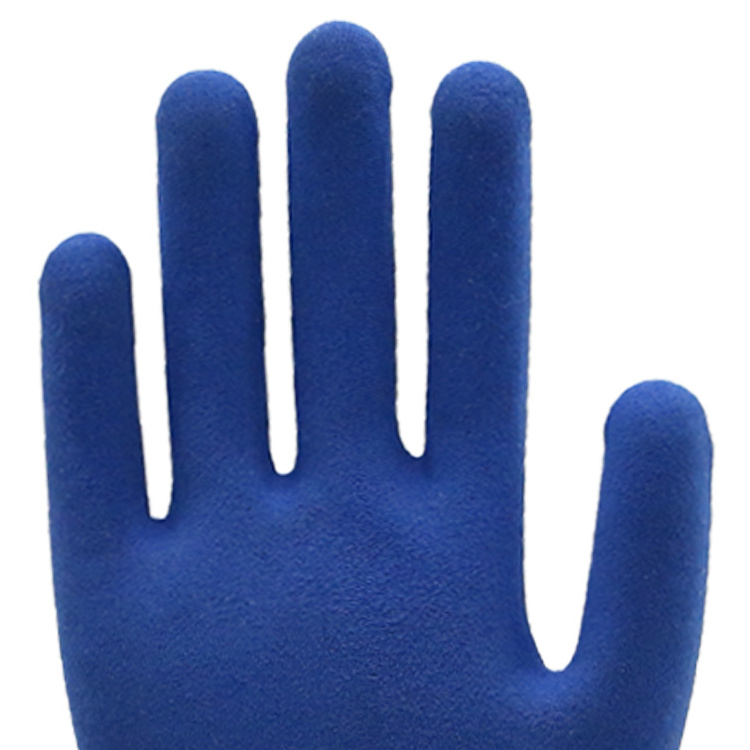 ENTE SAFETY Polyester Spandex Wear-resistant Breathable latex coated safety gloves for work construction