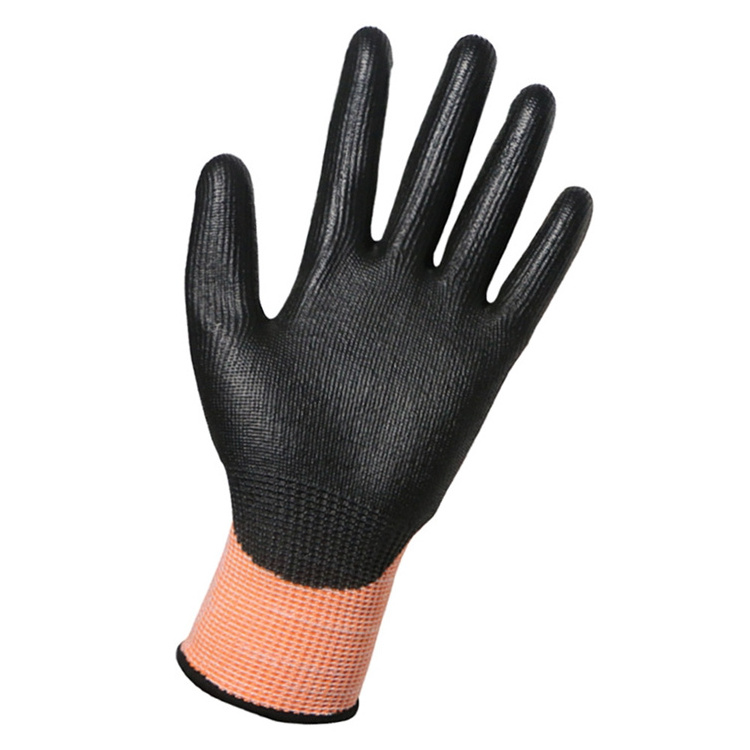 ENTE SAFETY Level 5 15 Gauge HPPE Anti Oil Stainless Steel Protective Gloves Meat Cutting Cut Resistant Gloves