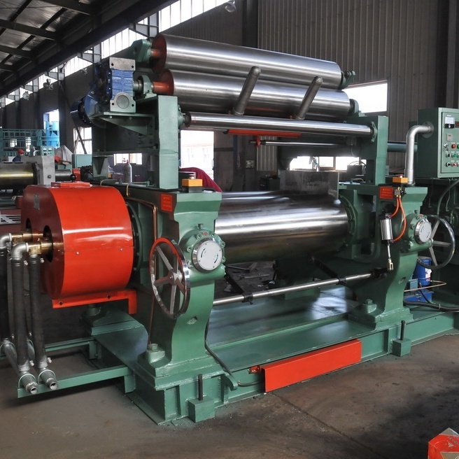 Rubber Two Roll Mixing Mill For Rubber Raw Materials