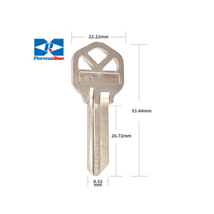 KS1 High Quality kw1 key blank Brass house Keys Blank Promotional Home Door Key Blanks