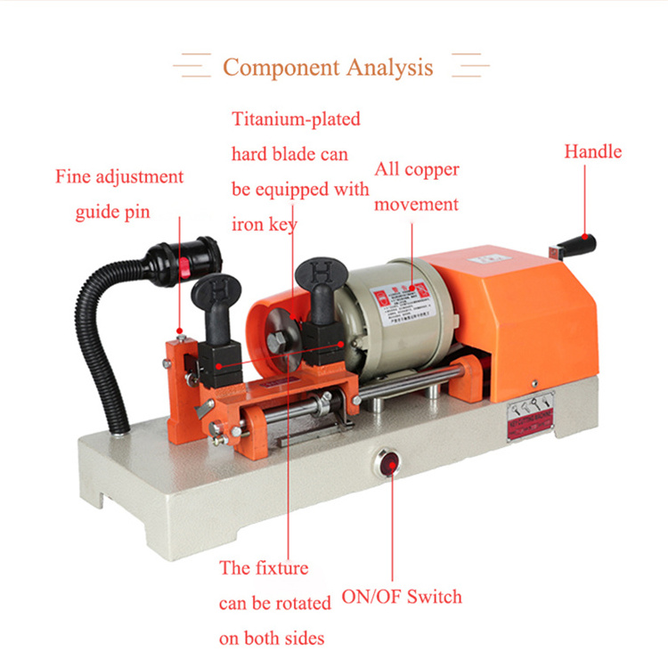 Factory Supply Computerized 218e Used digital Cheap ultra Key Copy Cutting Machine