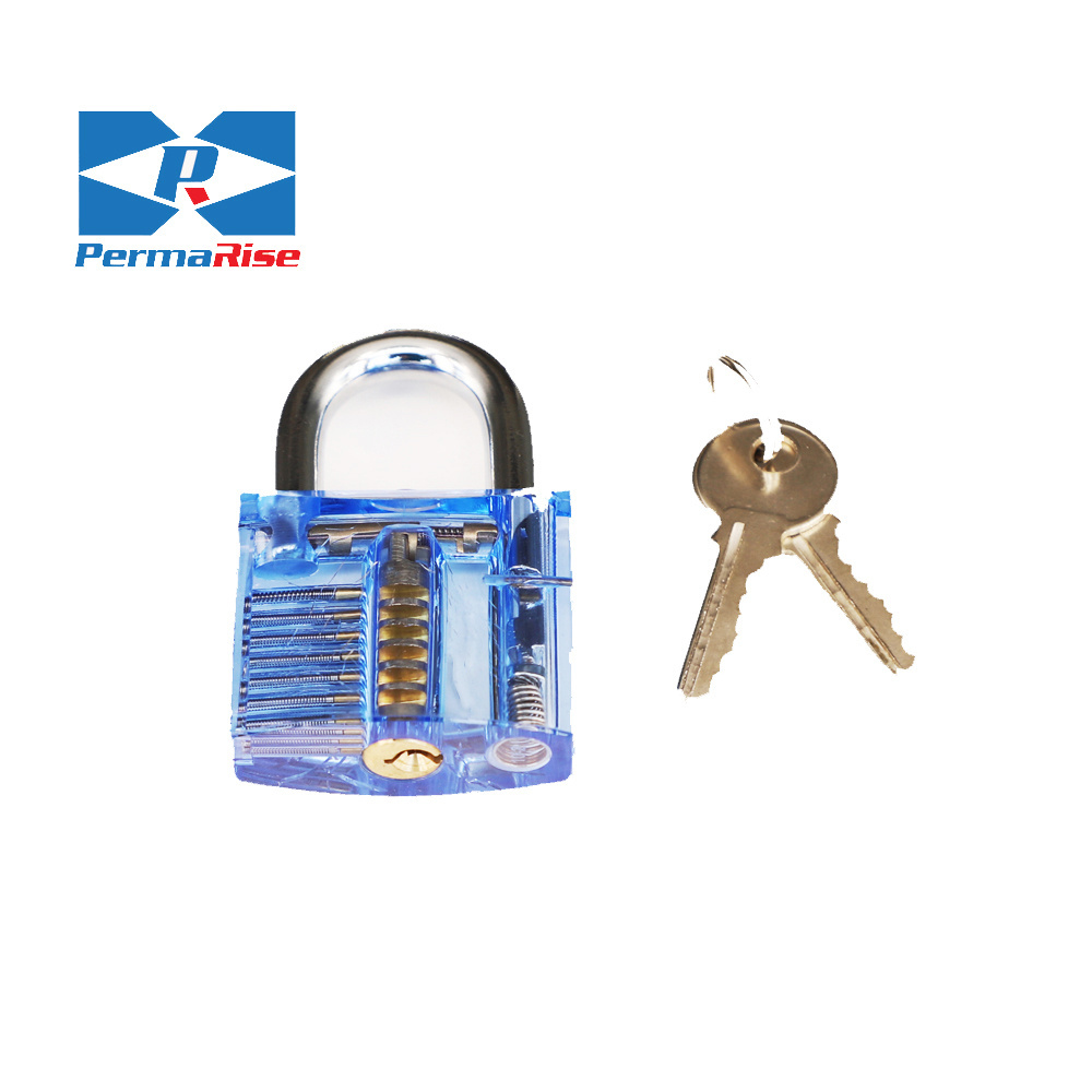 Professional Lock Pick Training Set Practice Transparent Cylinder Lock