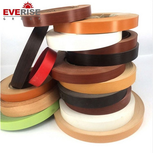 Hot sale 0.25-3mm wood grain furniture accessories pvc edge banding tape