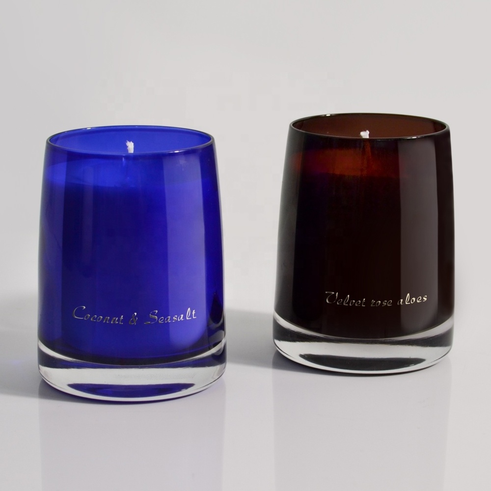 Bulk Wholesale Personalized Folded Box Glass Jar Luxury Scented Candle