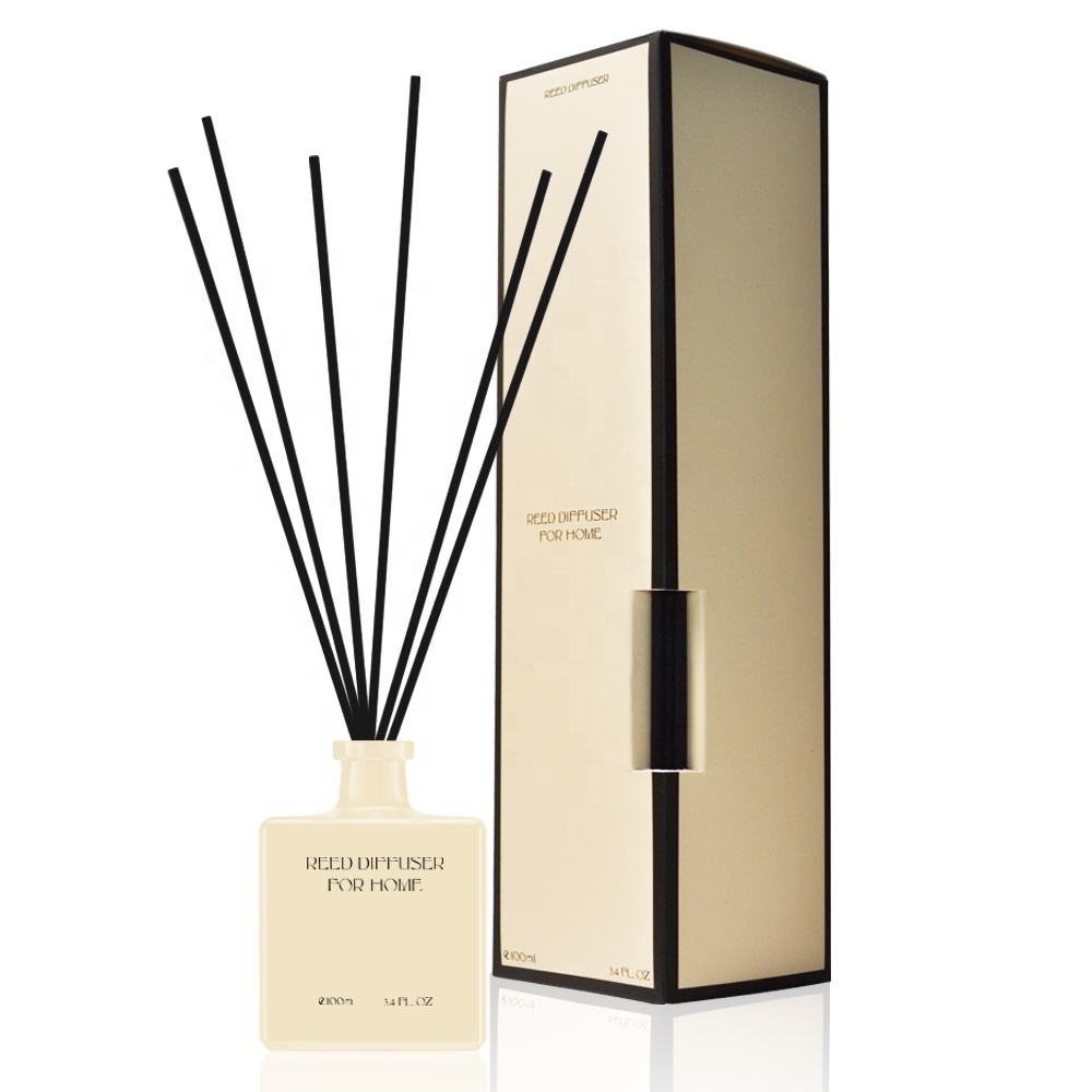 Air Freshener Eco Friendly Rattan Sticks Fragrance Long Lasting Essential Oil Luxury Reed Diffuser With Gift Box