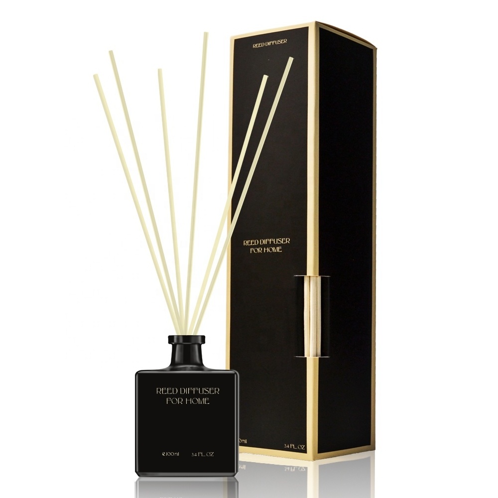 Air Freshener Eco Friendly Rattan Sticks Fragrance Long Lasting Essential Oil Luxury Reed Diffuser With Gift Box