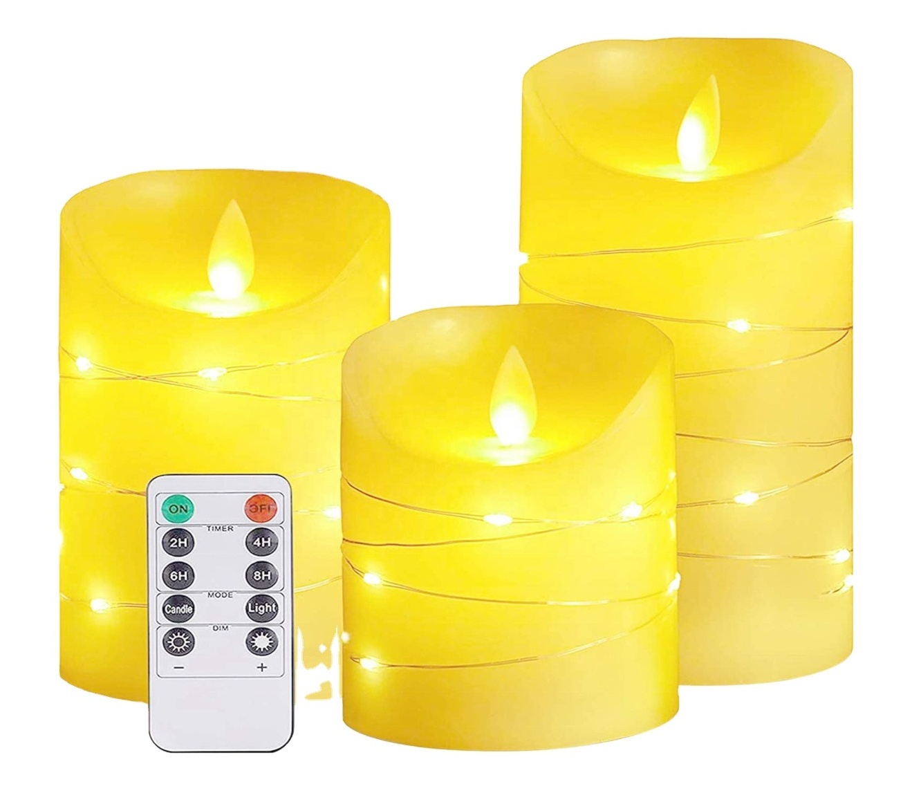 Remote Control Christmas Birthday Romantic Led  candle with led