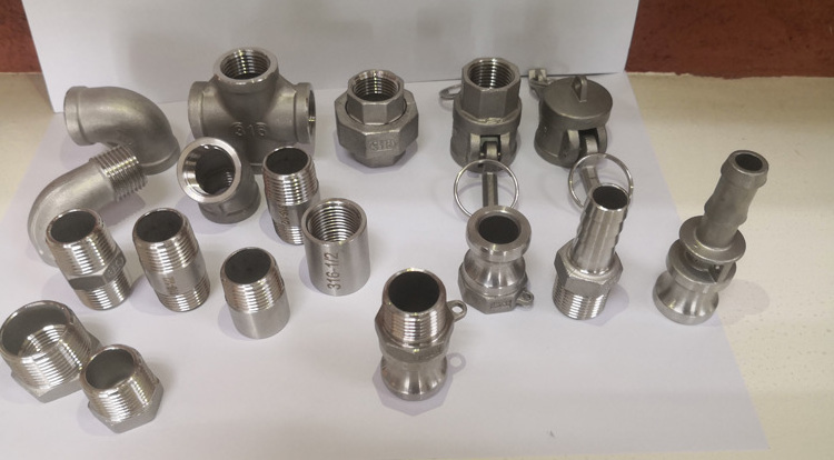 Fittings Good prices free sample Stainless  steel 304 316 1/4 Inch NPT BSP all Thread Galvanized Pipe Nipple