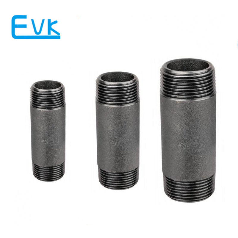 Fittings Good prices free sample Stainless  steel 304 316 1/4 Inch NPT BSP all Thread Galvanized Pipe Nipple