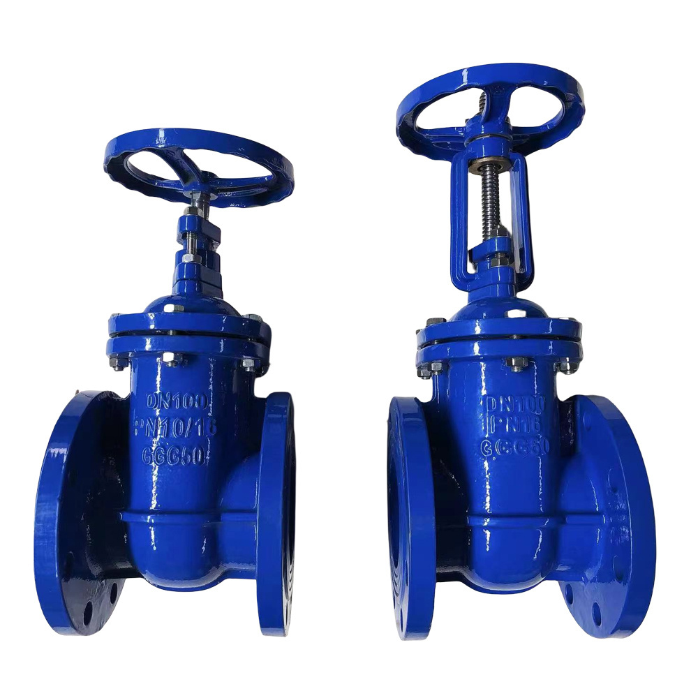 hand wheel din3352 F4 PN16 DN100 DN200 DN300 rising stem  ductile iron  metal seated 2 inch  3 inch 8 inch 10inch gate valve