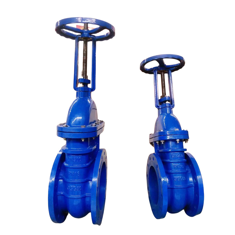 hand wheel din3352 F4 PN16 DN100 DN200 DN300 rising stem  ductile iron  metal seated 2 inch  3 inch 8 inch 10inch gate valve