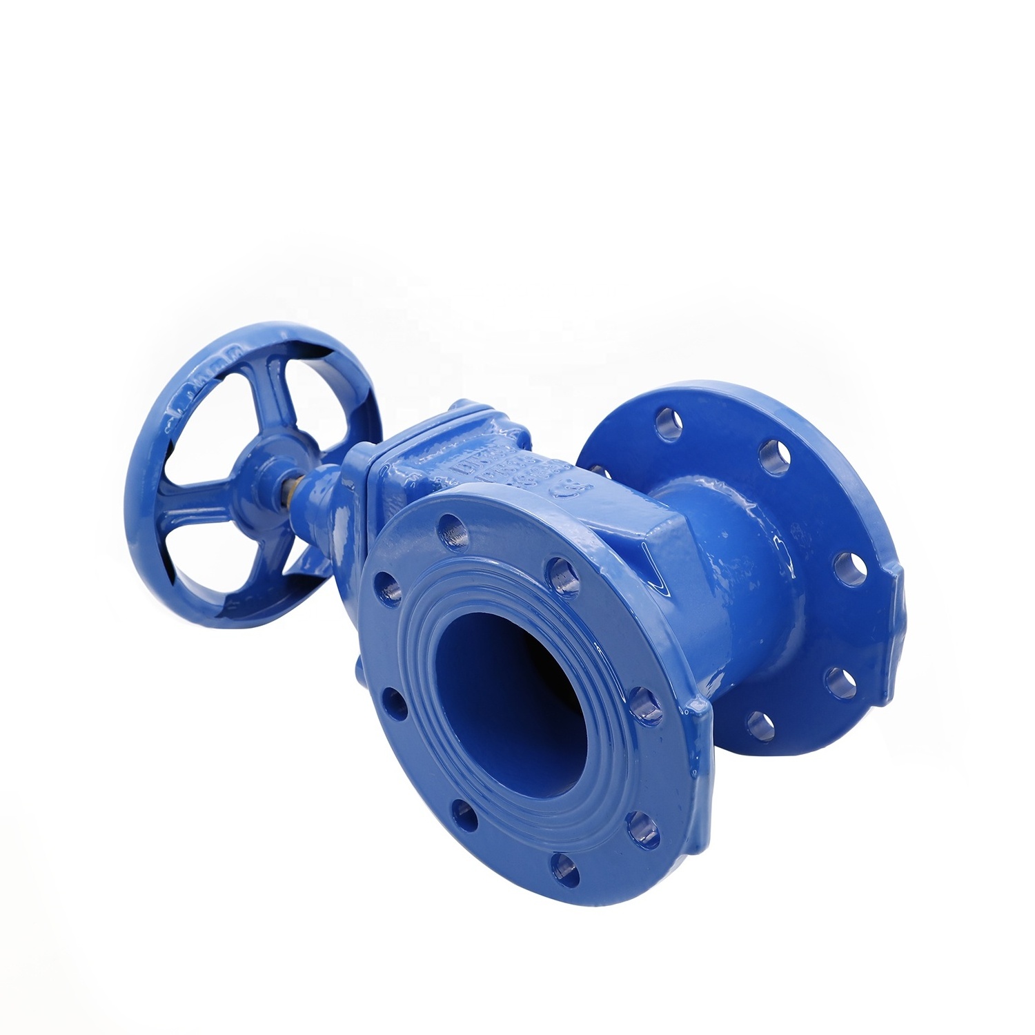 cast iron Pn16 NRS EPDM Wedge hand wheel resilient seated flanged Gate Valve