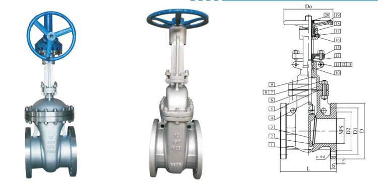 CAST STEEL API 6D GATE VALVE,4