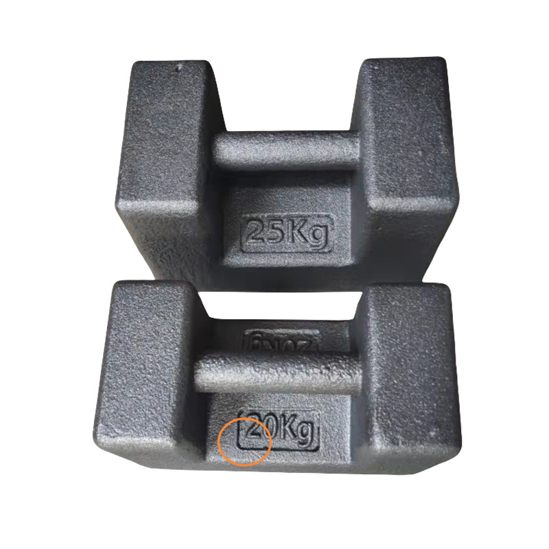 M1 class cast iron 10kg 20kg 25kg test weight  200kg 500kg 1000kg 2000kg weight for crane