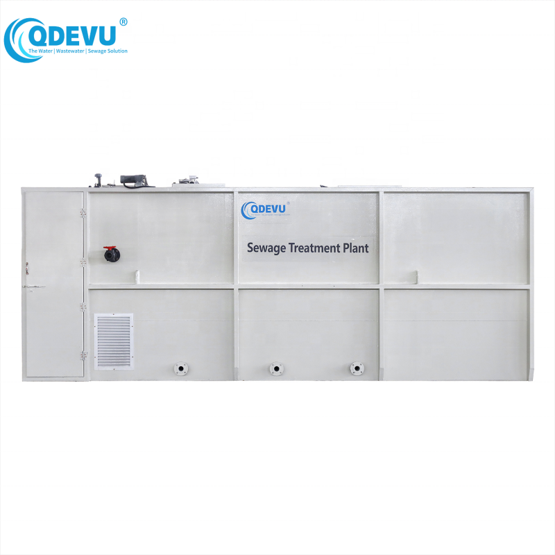 mbr membrane  container integrated sewage treatment system device for residential  mini sewage treatment plant