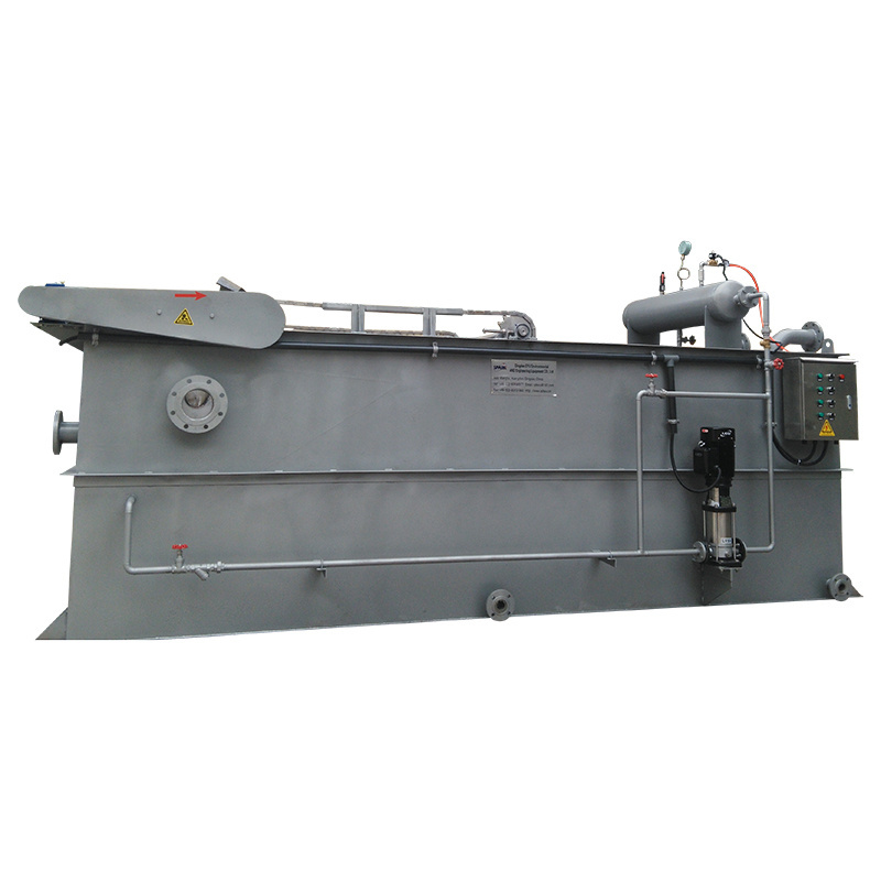 Small Containerized DAF Dissolved Air flotation wastewater Treatment machinery for removing oil and solids waste water treatment