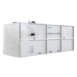 domestic modular integrated sewage treatment plant system equipment machine in the shandong prices