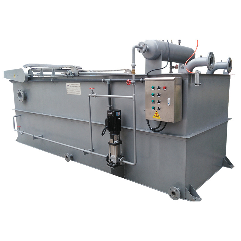 Small Containerized DAF Dissolved Air flotation wastewater Treatment machinery for removing oil and solids waste water treatment