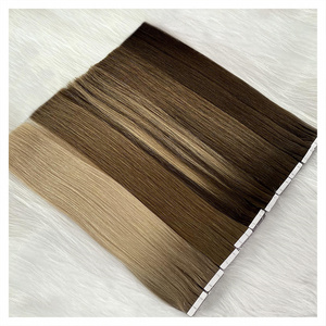 Wholesale Russian Remy Tape Hair Extensions Double Drawn Tape In Hair Extensions Virgin Human Hair Extension