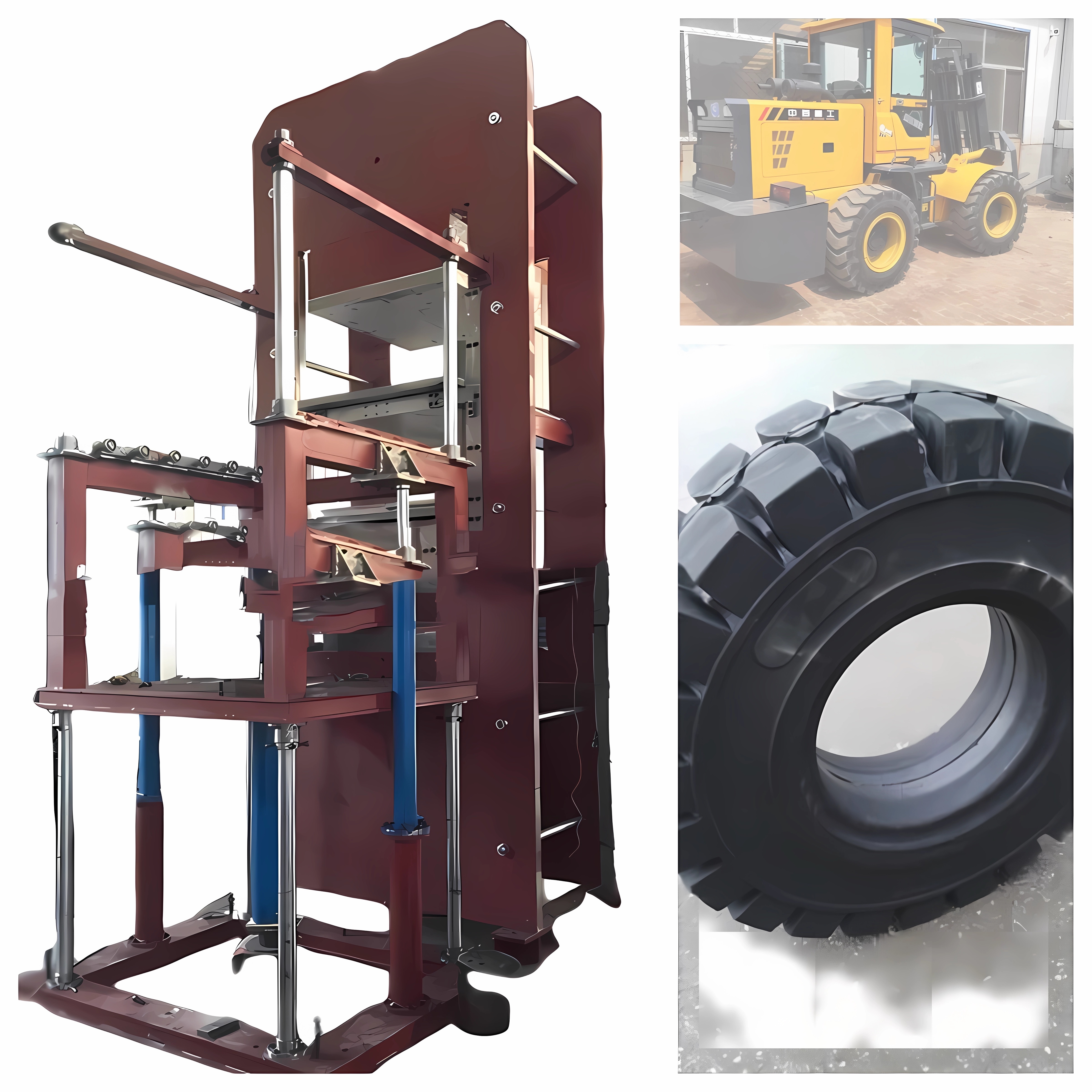 Tyre Equipment Automatic Full Automatic Solid Tyre Hydraulic Press/solid Tyre Making Machine/solid Manufacturing Plant Provided