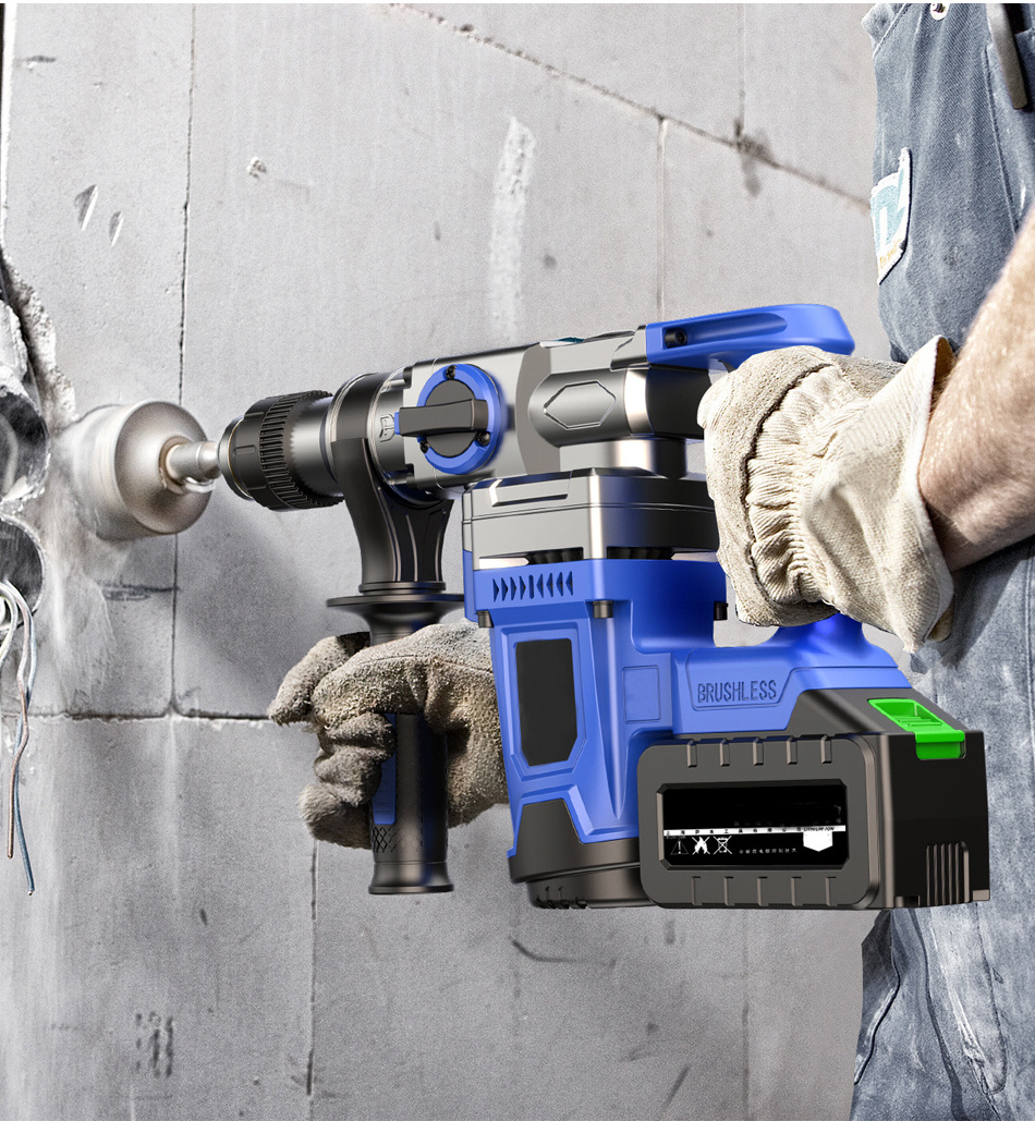 Cordless impact drill with hammer customization electric rotary hammer drill machine