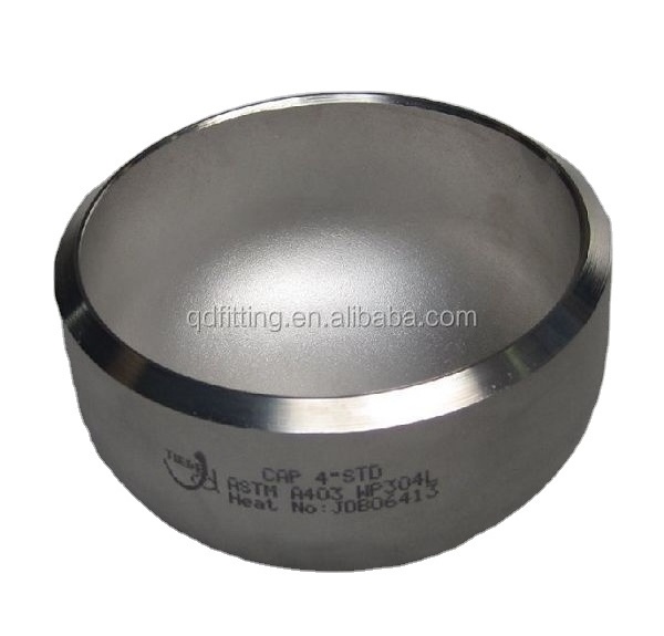 Opt for simplicity and practicality with this 24-inch stainless steel flat end butt weld pipe fitting cap